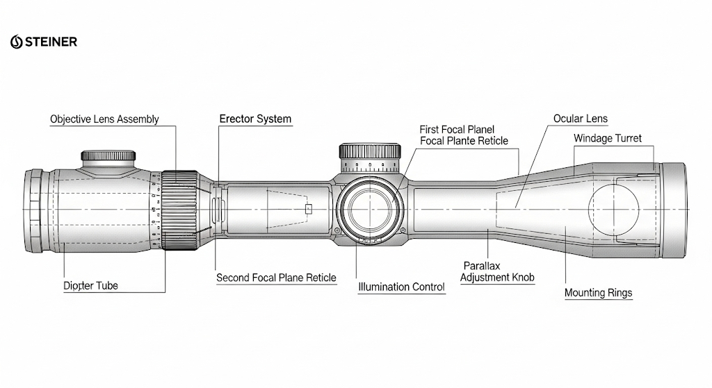 Steiner riffelkikkert